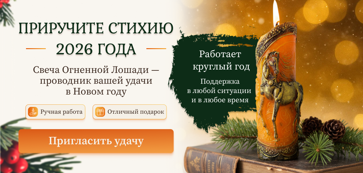 Свеча огненной лошади 2026