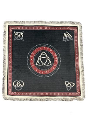Скатерть-алтарь Рунический круг Трикветр - фото 15989