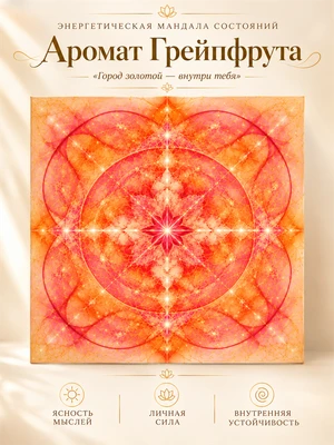 Энергетическая мандала «Аромат Грейпфрута» 8250