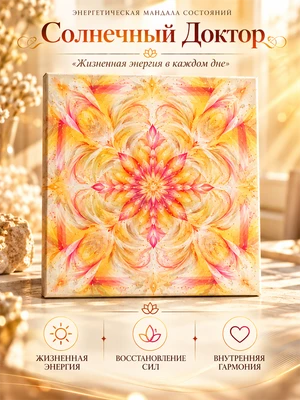 Энергетическая мандала «Солнечный Доктор» 8252