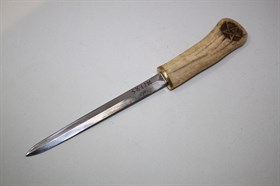 Нож ритуальный с рукоятью из кости - фото 4976