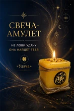 Удача свеча-амулет 8216