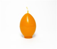 Свеча-яйцо из натурального воска для выкатывания и отжига негативных энергий