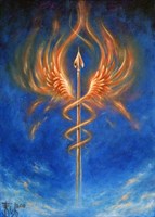 "Валькирия Пламенное сердце" картина - талисман