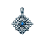 Амулет Elysium Восьмиконечный крест с лилиями - фото 10627