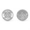 Амулет "Счастливая монета" серебрение 044 - фото 13827