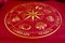 Алтарное покрывало Колесо года Красное - фото 14552